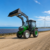 Tractor Intrepid de 80HP con Tracción en las Cuatro Ruedas, Cabina con Aire Acondicionado, Sistema Hidráulico Robusto y Gran Potencia de Elevación para Trabajos en Campo