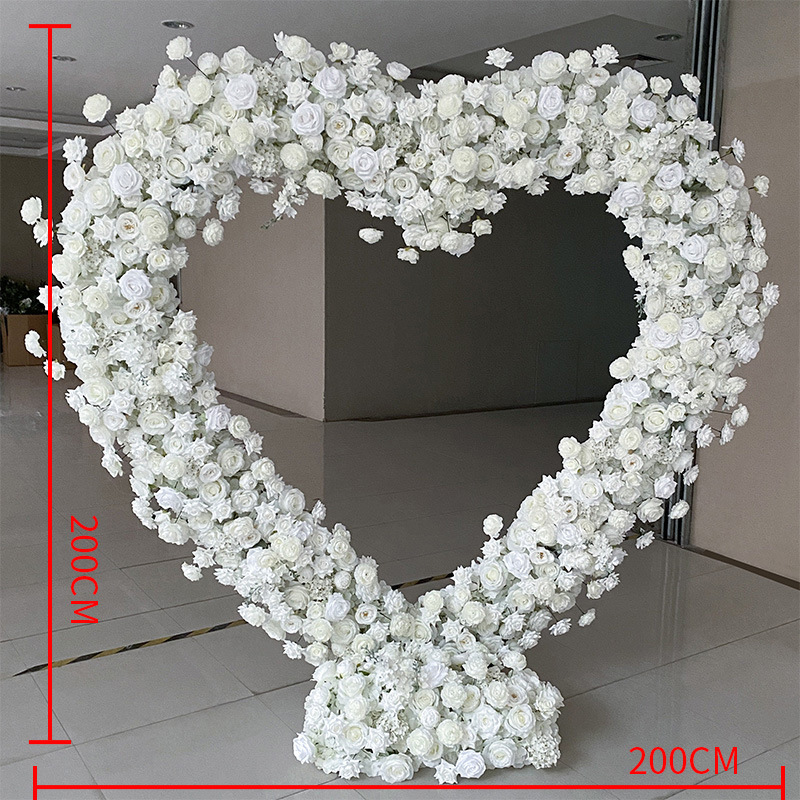 White flower backdrop with  stand