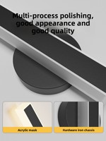 Applique murale LED moderne 15W en fer et acrylique, lumière blanche chaude pour chambre, salon, couloir, hôtel