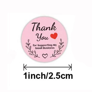 Etichette con sigillo a busta decorazioni regalo festa <span class=keywords><strong>di</strong></span> <span class=keywords><strong>compleanno</strong></span> Scrapbook cancelleria imballaggio adesivo rotondo grazie <span class=keywords><strong>adesivi</strong></span> - Product Image 2