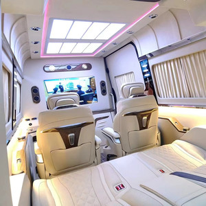 Kit complet d'ameublement intérieur pour Mercedes Benz Sprinter 906 907 : panneaux de porte, cadres de fenêtres, rideaux, plafond, toit, sol, sièges - Product Image 3