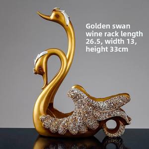 Offre Spéciale – Support à Vin Cygne Style Européen, Décoration Maison, Artisanat en Résine pour Salon – Vente Directe Usine - Product Image 6