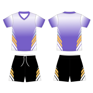 Maillot de football comprenant un haut à manches courtes et un short, vêtements de <span class=keywords><strong>sport</strong></span> fitness, design personnalisé avec votre propre image, t-shirt personnalisé - Product Image 2