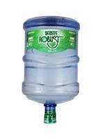 Bouteille d'eau de 5 gallons (18,9 L) en matériau PC recyclable à faible coût avec poignée