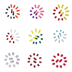 Warna-warni Dilapisi <span class=keywords><strong>Enteric</strong></span> Ukuran 00 0 1 2 3 4 Gelatin Kapsul Sayuran Kosong - Product Image 6