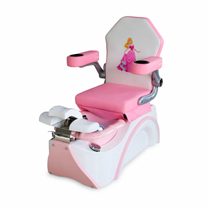 Conjunto Completo de Muebles para Salón de Belleza Infantil: Cama de Champú con Diseño de Animal Adorable, Silla de Peluquería Montable, Mesa de Pedicura y Manicura, Sofá de Espera y Colección - Product Image 2