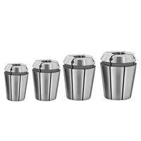 Collet élastique en aluminium finitionnée ER16 ER18 ER20 ER25 ER32, 0.003/0.005/0.008mm, mandrin de serrage à faible vibration