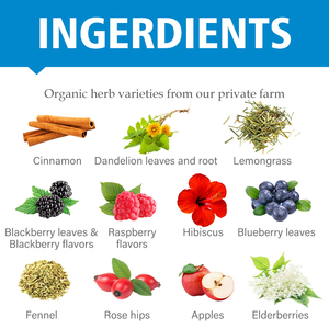 Thé aux fruits personnalisé naturel sans caféine soutien santé entière thé à la cannelle et à la mûre - Product Image 3