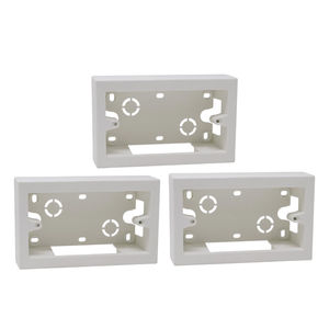 Gloca Universal 4P Cassettes de montage externe en plastique pour accessoires de câblage, lot de 3 - Product Image 1