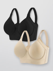 Soutien-Gorge à Armature Grande Taille pour Femme, Maintien Large du Dos, Cache les Bourrelets, Confortable, Respirant, Push-Up Sexy pour Poitrine Généreuse - Product Image 6