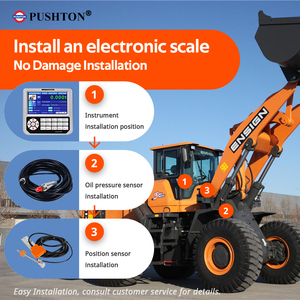 Sistema di Pesatura Dinamica per Pale Gommate con Display LCD in ABS ad Alta Precisione OEM, con Stampante per Settore Minerario, Certificato CE - Product Image 5