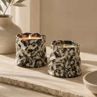 AIKUN – Bougie parfumée en céramique avec logo personnalisé OEM, marque privée, design distinctif et contrôle strict de la qualité du produit