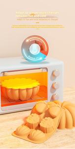 Moule en Silicone Citrouille <span class=keywords><strong>d</strong></span>'<span class=keywords><strong>Automne</strong></span> Halloween 3D Pomme de Pin <span class=keywords><strong>Feuille</strong></span> de Chêne Plateau de Cuisson pour Chocolat Bonbons Gâteaux Savon Gelée - Product Image 4