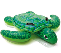 Balle d'exercice gonflable Waterhan Turtle en PVC, 105,5 cm, capacité 20 kg+, jouet flottant pour piscine, pour enfants, toutes saisons
