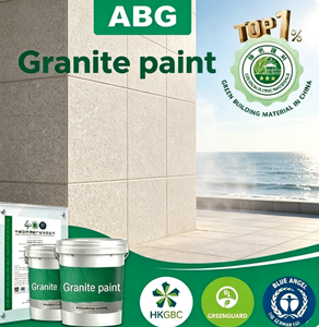 Peinture acrylique durable compatible avec les substrats, revêtement mural effet granit pour la rénovation des murs anciens en ciment ou plâtre - Product Image 1