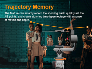 3-Axis <b>Gimbal</b> for Mobile Phones & Action <b>Cameras</b> AI Tracking Handheld Steady Shooting C50 Smartphone <b>Gimbal</b> C50 - Product Image 5