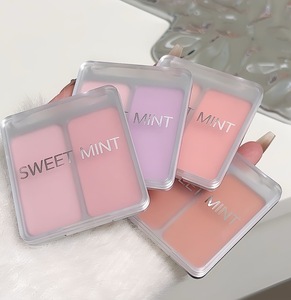 <span class=keywords><strong>Paleta</strong></span> de Rubor de Larga Duración, Maquillaje de Marca Privada, Polvo Mate <span class=keywords><strong>Iluminador</strong></span>, Productos Cosméticos de Belleza, Rubor Natural - Product Image 5