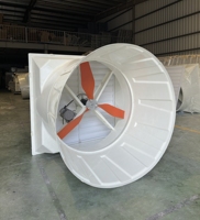 Ventilateur axial de type boîte robuste HME DHF1460GT, 62000m3/h, 560RPM, 380V, roulement à billes, matériau FRP, montage mural/duct, délai de livraison rapide