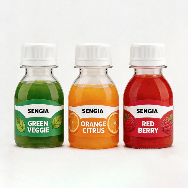 Drink Energy Shot Bottle 60ml 100ml Ginger Juice Drinks Containers Supplements Functional Beverages Package with Anti-Theft Cap