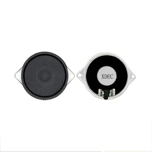 Top-Lieferant 40mm Rundes Mini-Lautsprechergerät 8Ohm 2W 630Hz PET-Diaphragma Magnet-Mylar-Lautsprecher Treiber für Navigation