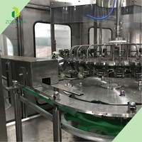 Ligne de production complète de remplissage de bouteilles PET, machine de remplissage automatique de jus alcalin minéral pur 3 en 1, usine