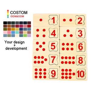 Trẻ em bằng gỗ số phân loại câu đố Montessori giáo dục đồ chơi phát triển số ý nghĩa Toán Học trò chơi cho gia đình trò chơi Quà tặng sinh nhật - Product Image 1