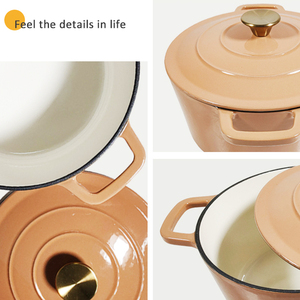 <span class=keywords><strong>Casserole</strong></span> en fonte émaillé, acier inoxydable, <span class=keywords><strong>5L</strong></span> - Product Image 4