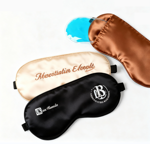 Máscaras de <span class=keywords><strong>Ojos</strong></span> de Gel Refrigerante <span class=keywords><strong>para</strong></span> <span class=keywords><strong>Dormir</strong></span>, de Seda Satinada de Lujo, con Peso y Calor, Reutilizables, con Logotipo de Marca Privada Personalizada - Product Image 4