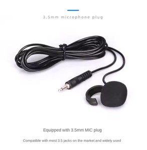 Radio stéréo multimedea prise mains libres 3.5mm microphone à anneau instrument de <span class=keywords><strong>musique</strong></span> flûte harmonica microphone à condensateur audio - Product Image 3