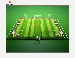2023 standar Eu kualitas tinggi hijau sepak bola rumput sintetis Futsal rumput buatan