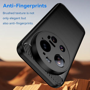 Funda para <span class=keywords><strong>Xiaomi</strong></span> 17 Ultra, Textura de Fibra de Carbono Cepillada, Antigolpes, TPU Suave, para <span class=keywords><strong>Xiaomi</strong></span> 17 Ultra - Product Image 4