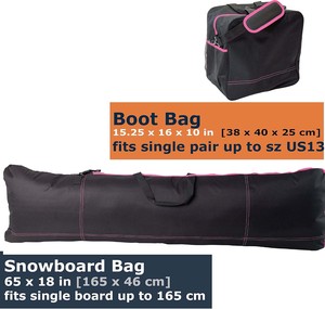 Échantillon gratuit Sac de ski unisexe Sac de snowboard Transport protecteur Équipement de ski Voyage Sac à main Snowboards Bâtons Sac à dos - Product Image 4