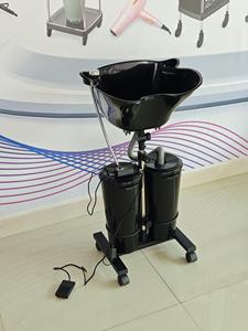 Super Promotion Vente en Gros Mobilier de Salon de Coiffure Lavage de Cheveux Économique Portable Bac <span class=keywords><strong>à</strong></span> Shampooing Mobile avec Deux Réservoirs - Product Image 1