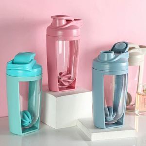 700ML Wholesale Workout Outdoor Fitness Customized Logo BPA Free Plastic Protein <b>Shaker</b> <b>Bottle</b> Meal Replacement Cup - Product Image 2