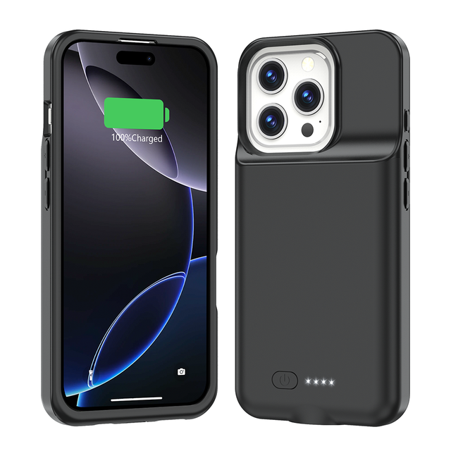 Large Capacity USB C TPU Cover Factory Price Rechargeable Mobile Battery Charger Fast Charging Power Bank Battery Charger Case