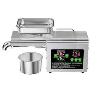 Máquina de Extracción de Aceite en Frío de Soja y Cacahuete, de Acero Inoxidable, con Control Inteligente de Temperatura, para Uso Doméstico - Product Image 1