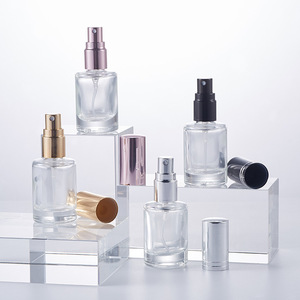 Dicke Runde Mini 5ml 8ml 10ml Parfüm-Dekanter Zylindrische Nachfüllbare Parfüm-Glasflaschen - Product Image 2