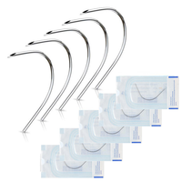 Professionelle Gebogene Piercingnadeln, Einzeln Verpackte Einwegnadeln für Bauchnabel-, Tragus-, Helix- und Brustwarzen-Piercing