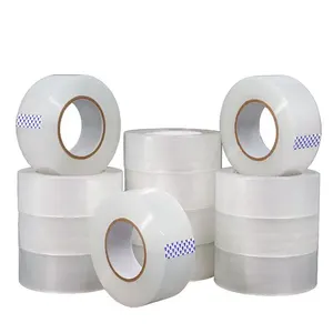 Cartones transparente claro BOPP cinta de embalaje BOPP claro envío cinta de embalaje blanco cinta de sellado de cartón