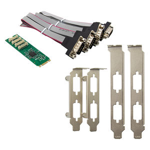 بطاقة توسيع منافذ COM من نوع <span class=keywords><strong>M</strong></span>.<span class=keywords><strong>2</strong></span> B+<span class=keywords><strong>M</strong></span> مع 4 منافذ RS-232 وشريحة AX99100، تدعم التوصيل والتشغيل لأنظمة الكمبيوتر الصناعية المدمجة، محول الإدخال/الإخراج - Product Image 3