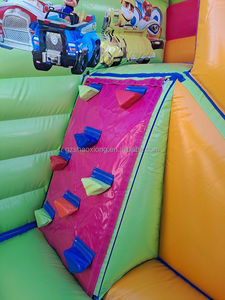 Commerciële Outdoor Patrouille Springen Springkasteel Voor Kinderen Opblaasbare Cartoon Thema Kasteel Opblaasbare Bounce Huis Glijbanen Combo - Product Image 6