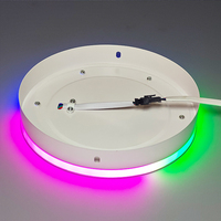Surface ultra mince RVB 6w 9w 16w 24w Panneaux lumineux carrés ronds Panneau lumineux LED SMD double couleur