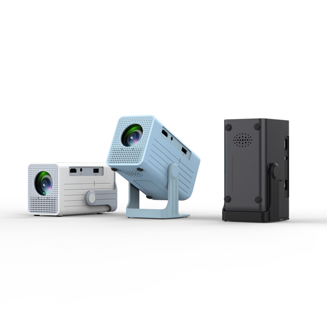 N6 Mini Projector 2.11inch LCD Android 11.0 System Supports 720p & 1080p 30000h Lamp Lifespan Colorful Projector