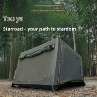 Tente gonflable d'extérieur quatre saisons pour 23 personnes, camping en couple, prête à l'emploi, abri pliable automatique et portable, robuste 3000 mm