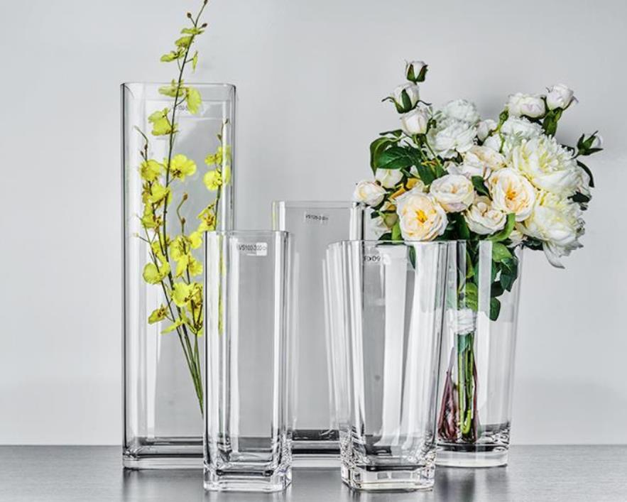 Kunden spezifische Fabrik blume transparente klare Acryl plastik vase Blumentopf/Vase für Haupt hochzeits dekoration