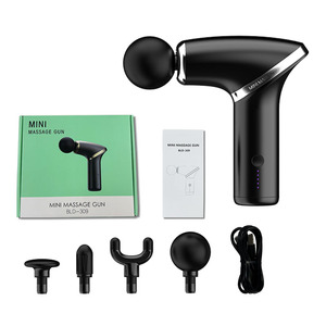 Pistol otot genggam, mesin pemijat jaringan dalam tubuh profesional getaran bisu - Product Image 6