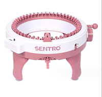 Machine à Tricoter et Tisser Circulaire Mini pour Enfants Malins, Accessoire de Couture DIY pour Fabrication de Chaussettes en Plastique