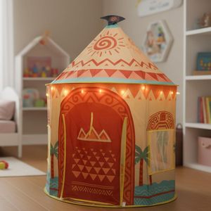 <span class=keywords><strong>Castillo</strong></span> de Princesa Plegable y Portátil, Carpa de Juego Segura, No Tóxica, para Dormitorio de Niños Pequeños - Product Image 1