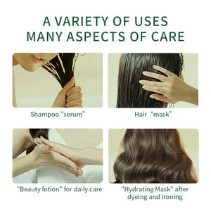 60ml Curly Hair Frizz Control Definição Umidade Smoothing Nutritivo Brilho Boost Leve Não Gorduroso Rosemary Essential Oil - Product Image 5