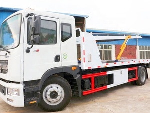 Dongfeng DTU Tilt Tray Wrecker Tow Truck Diesel Fuel Manual Transmission New Condition Capable de remorquer 3 petites voitures - Product Image 3